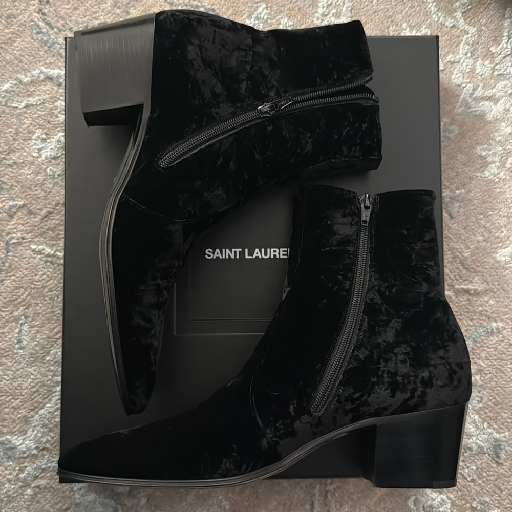 Saint Laurent Velluto Mastrop Men’s Boot